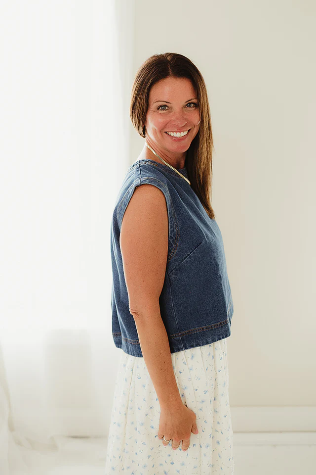 Denim Statement Tank - Image 3