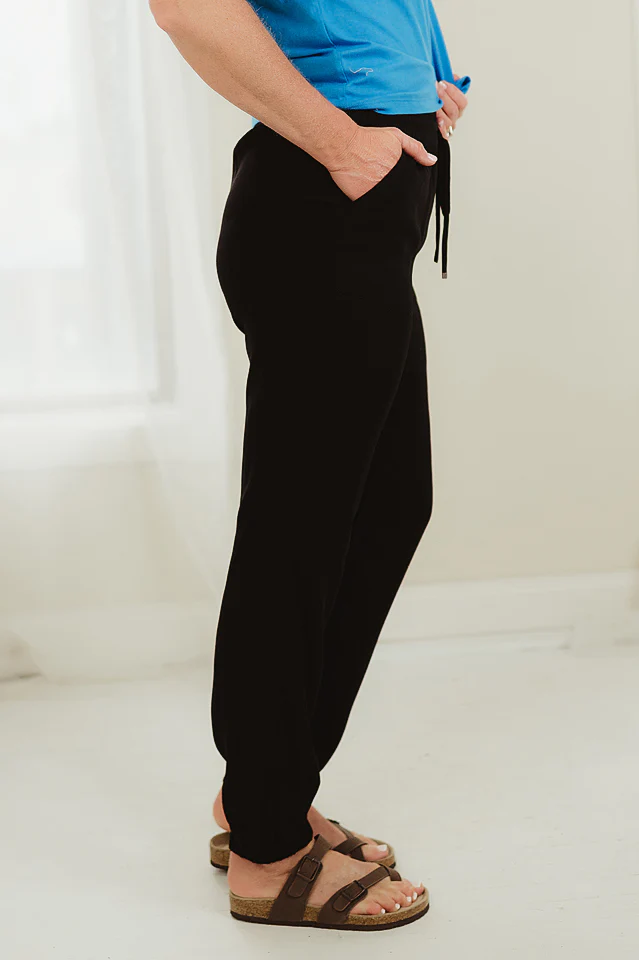 Black Elevated Joggers - Image 2