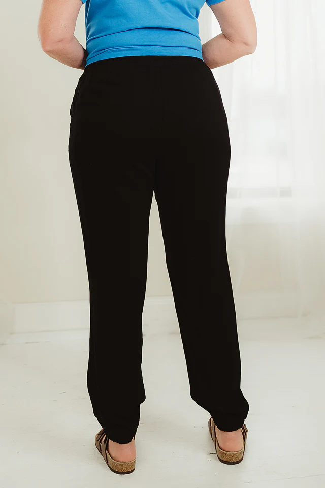 Black Elevated Joggers - Image 3