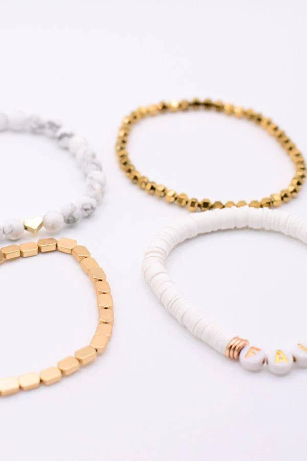 Faith Beaded Bracelet Set - Image 2