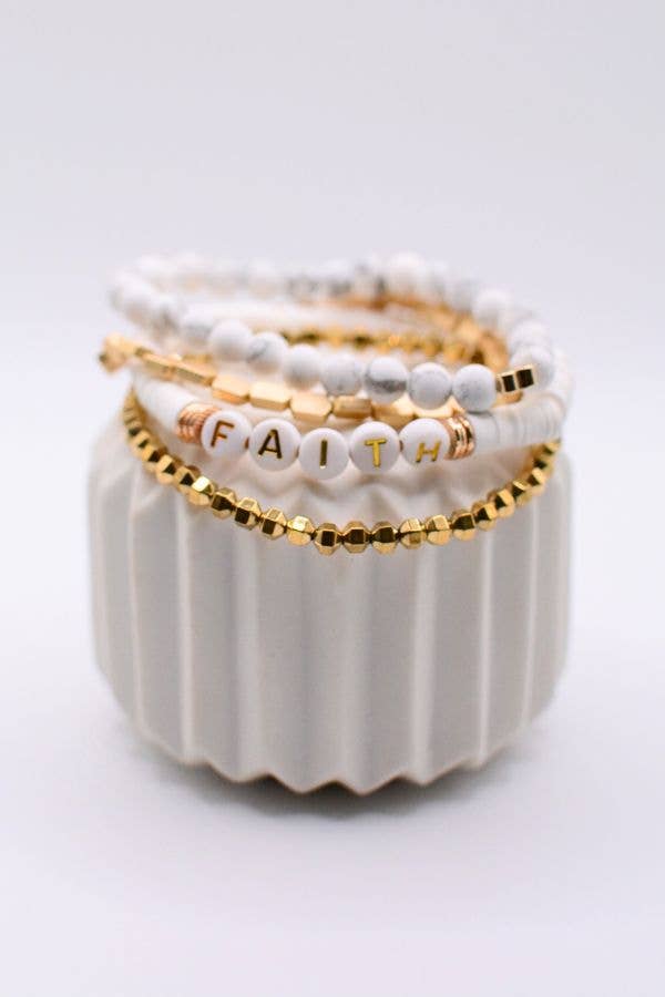 Faith Beaded Bracelet Set - Image 4