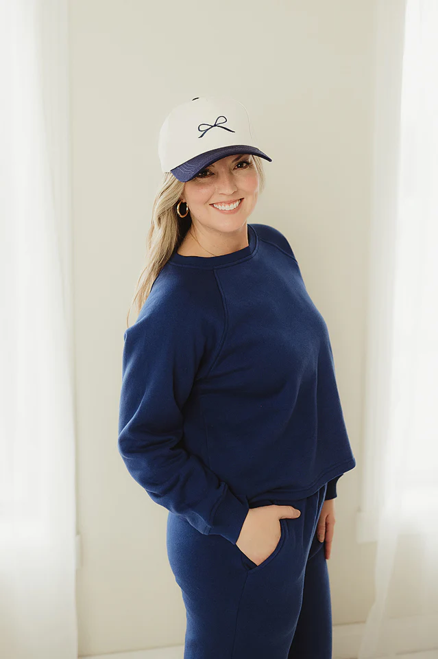 Light Navy Fleece Set - Image 2