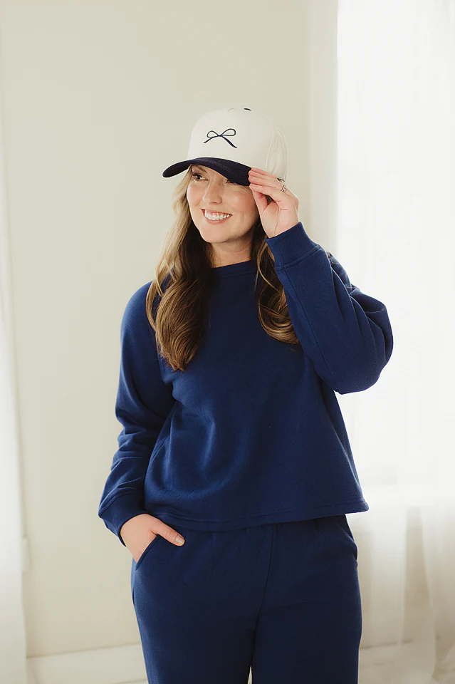 Light Navy Fleece Set - Image 3