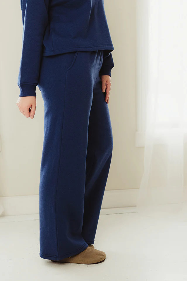 Light Navy Fleece Set - Image 6