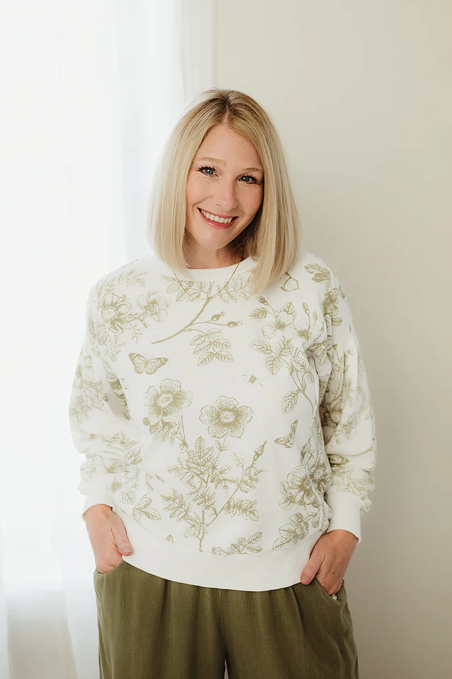 Floral French Terry Top - Image 5
