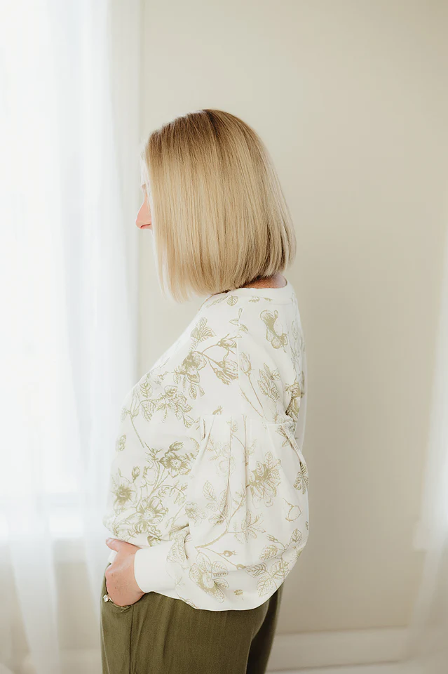 Floral French Terry Top - Image 6