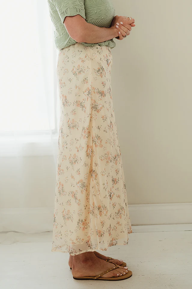 Yellow Petal Drift Skirt - Image 3