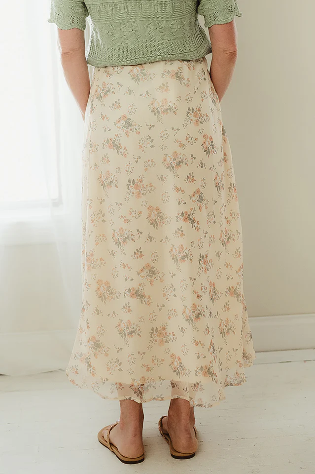 Yellow Petal Drift Skirt - Image 4