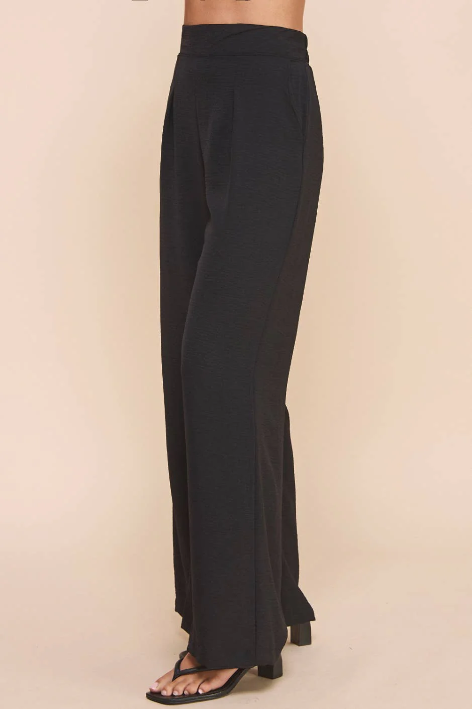 Black Flowy Pants - Image 3