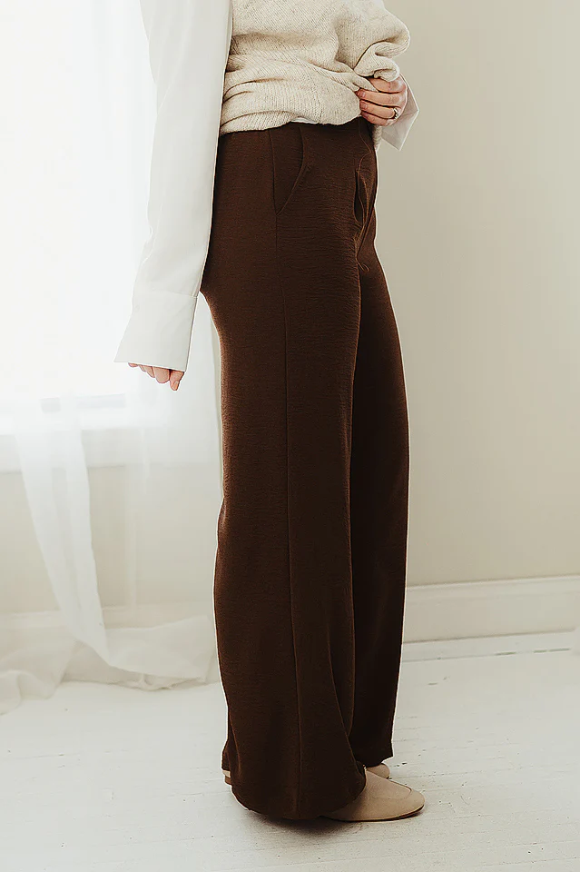 Brown Flowy Pants - Image 3