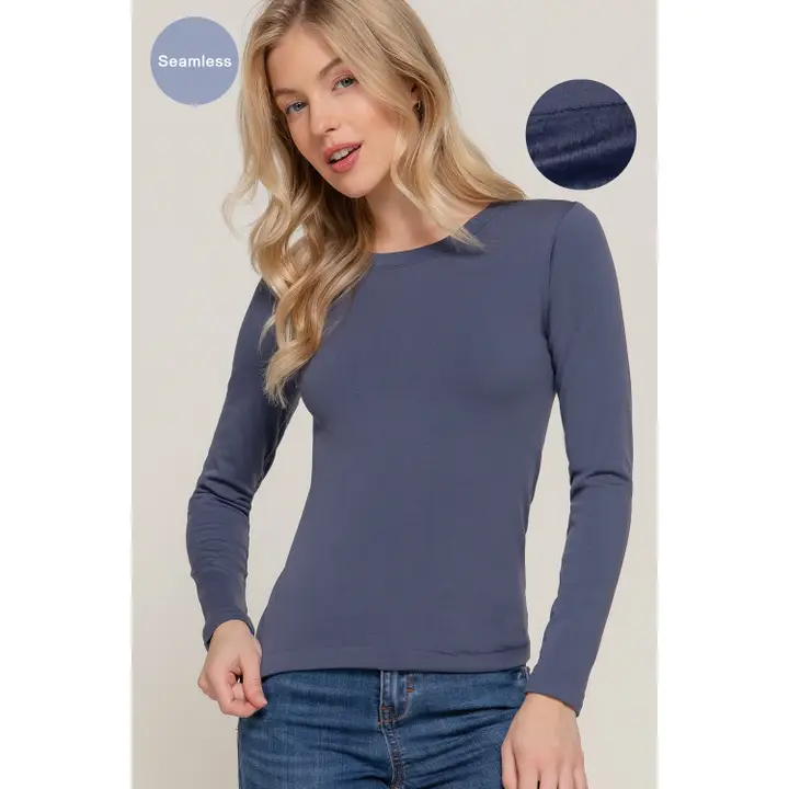 Fur Lined Seamless Top {more colors available} - Image 3