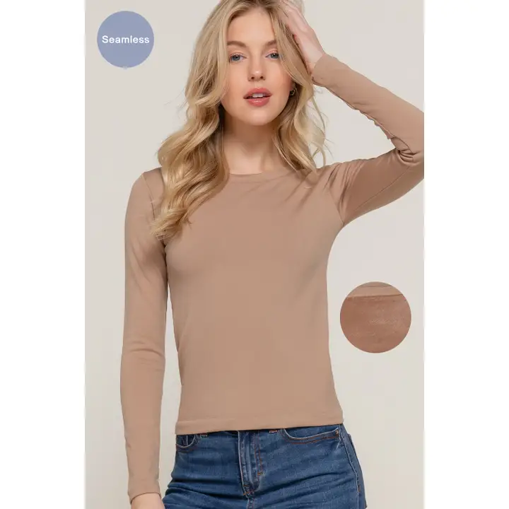 Fur Lined Seamless Top {more colors available} - Image 4
