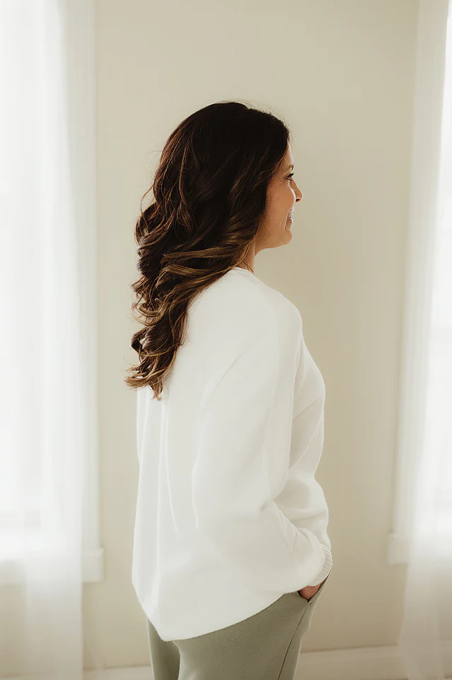 Ivory Polished Grace Sweater - Image 3