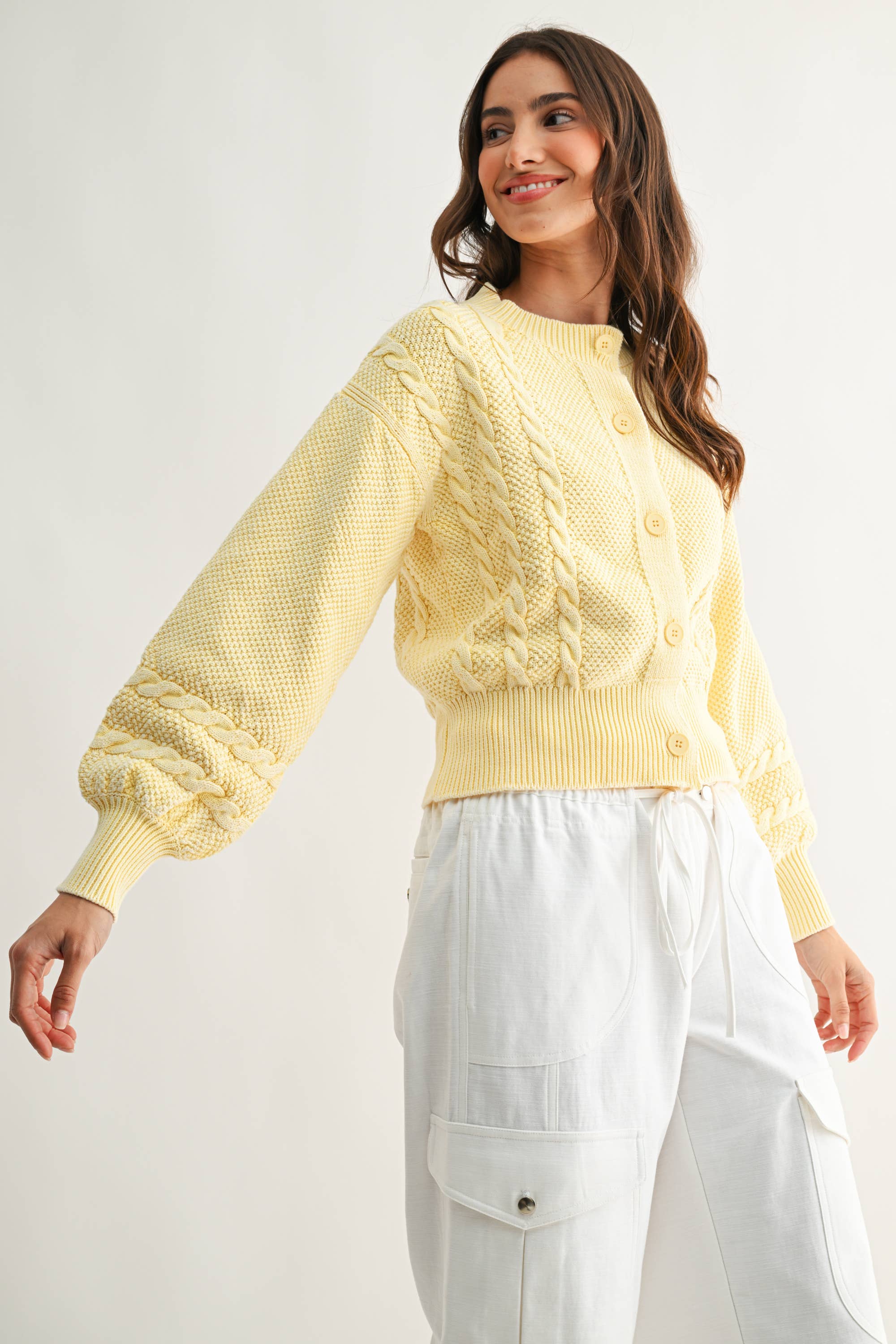 Heirloom Soft Cable Cardigan - Image 5