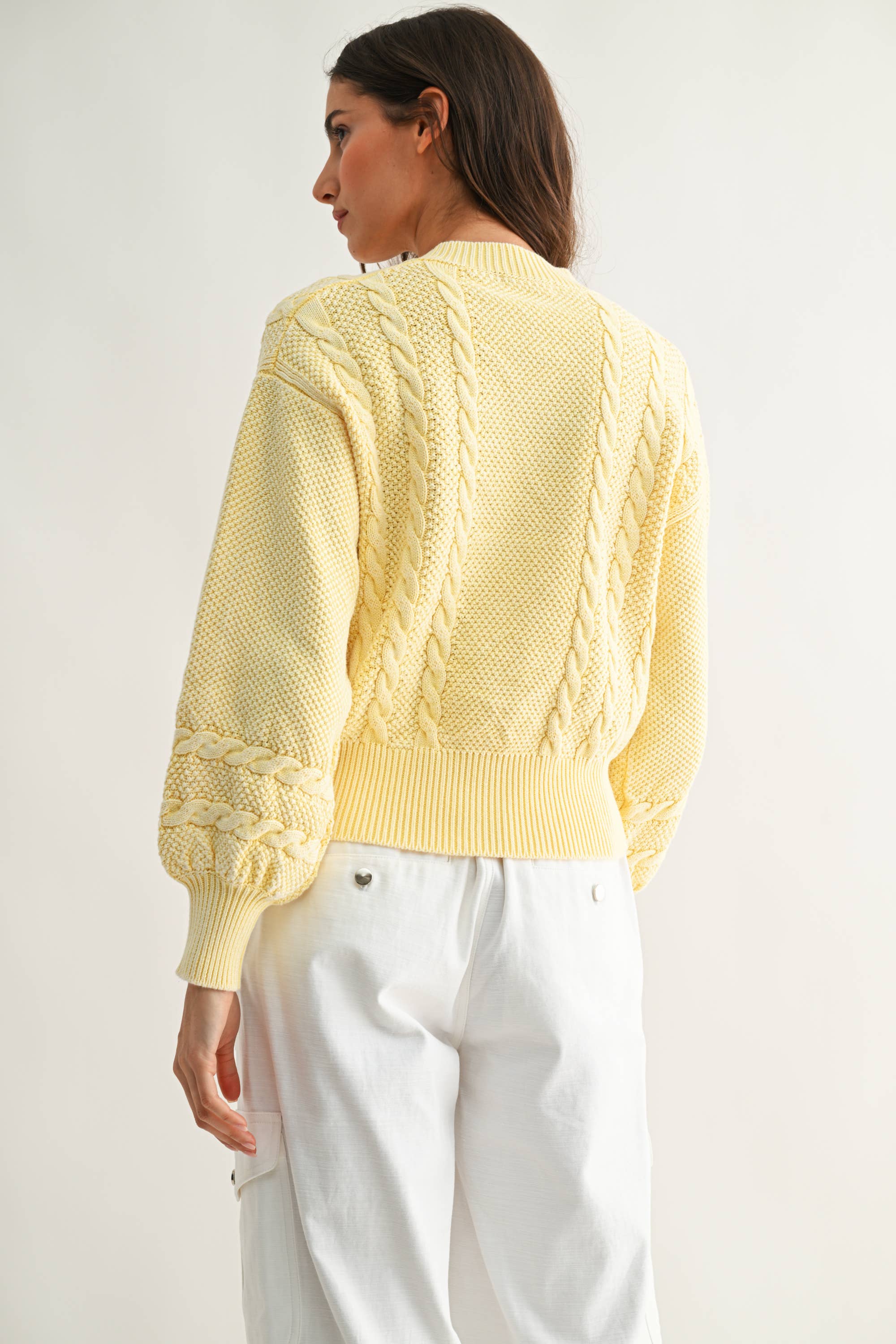 Heirloom Soft Cable Cardigan - Image 6