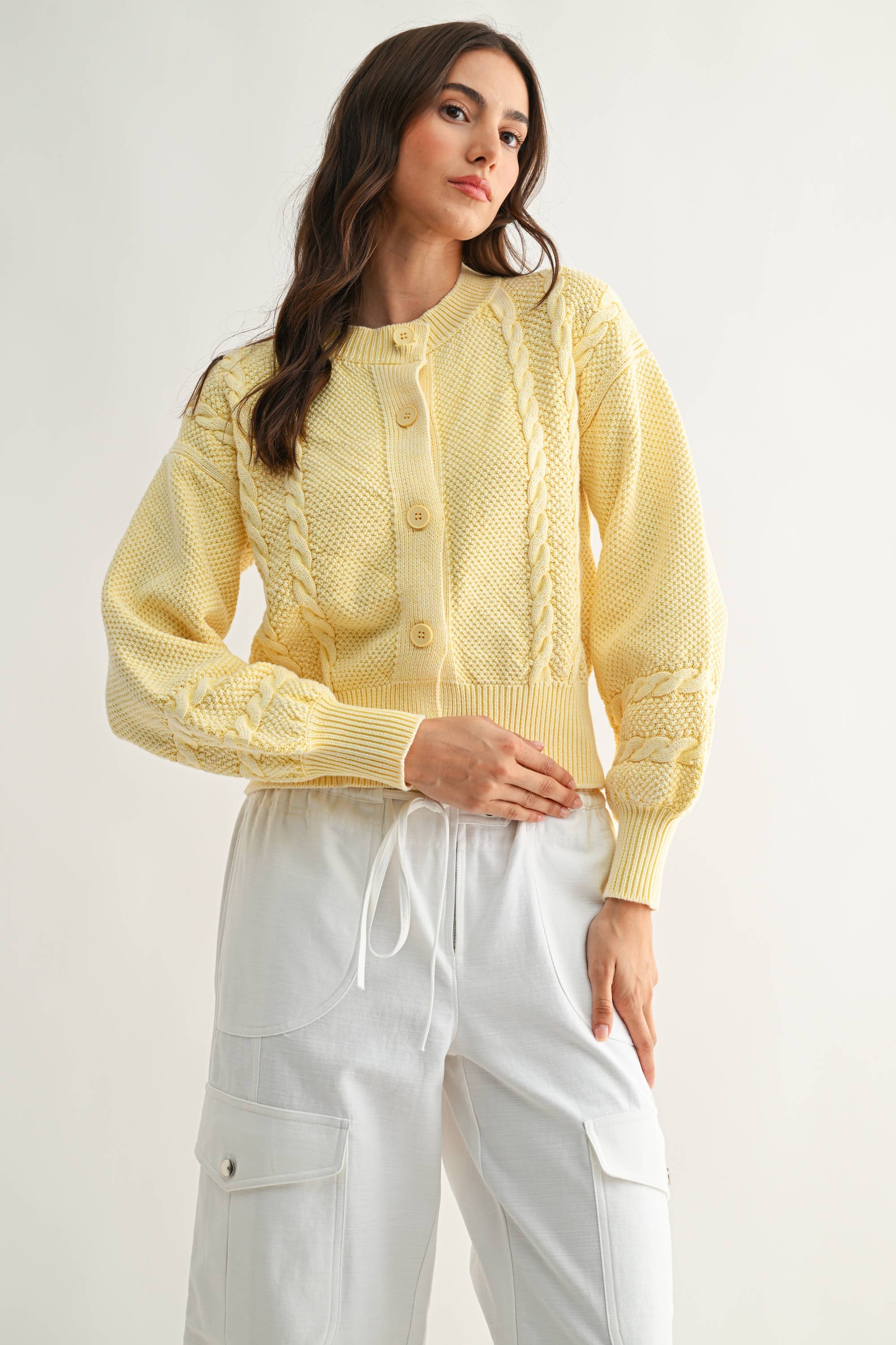 Heirloom Soft Cable Cardigan - Image 8
