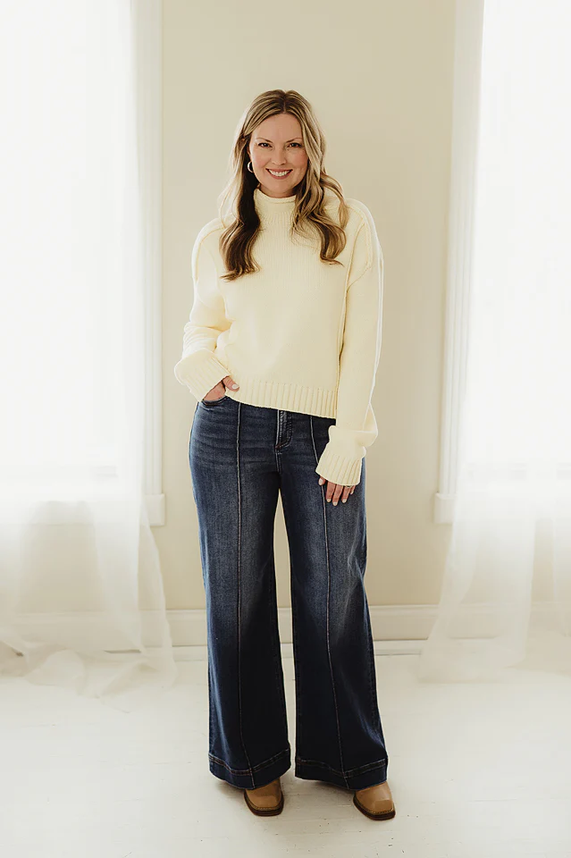 Parkside Mock Neck Sweater - Image 2