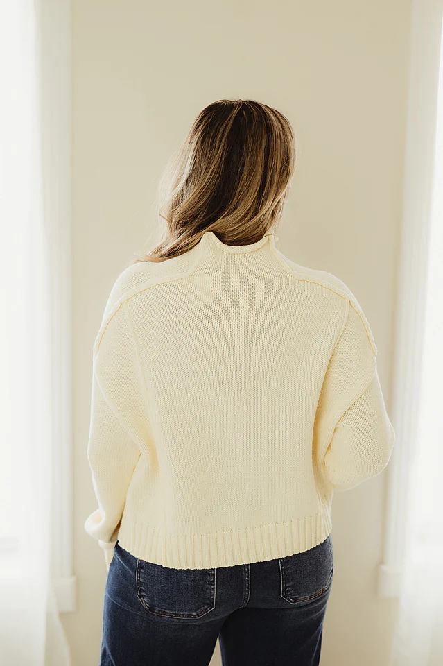 Parkside Mock Neck Sweater - Image 4