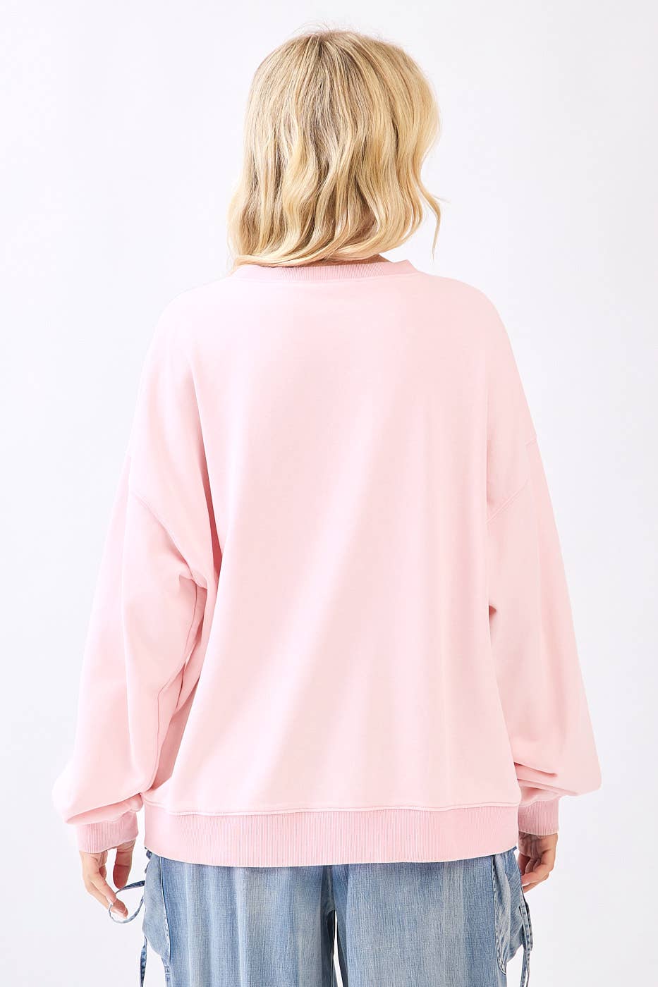 Pink Jesus Saves Patch Sweatshirt - Image 3