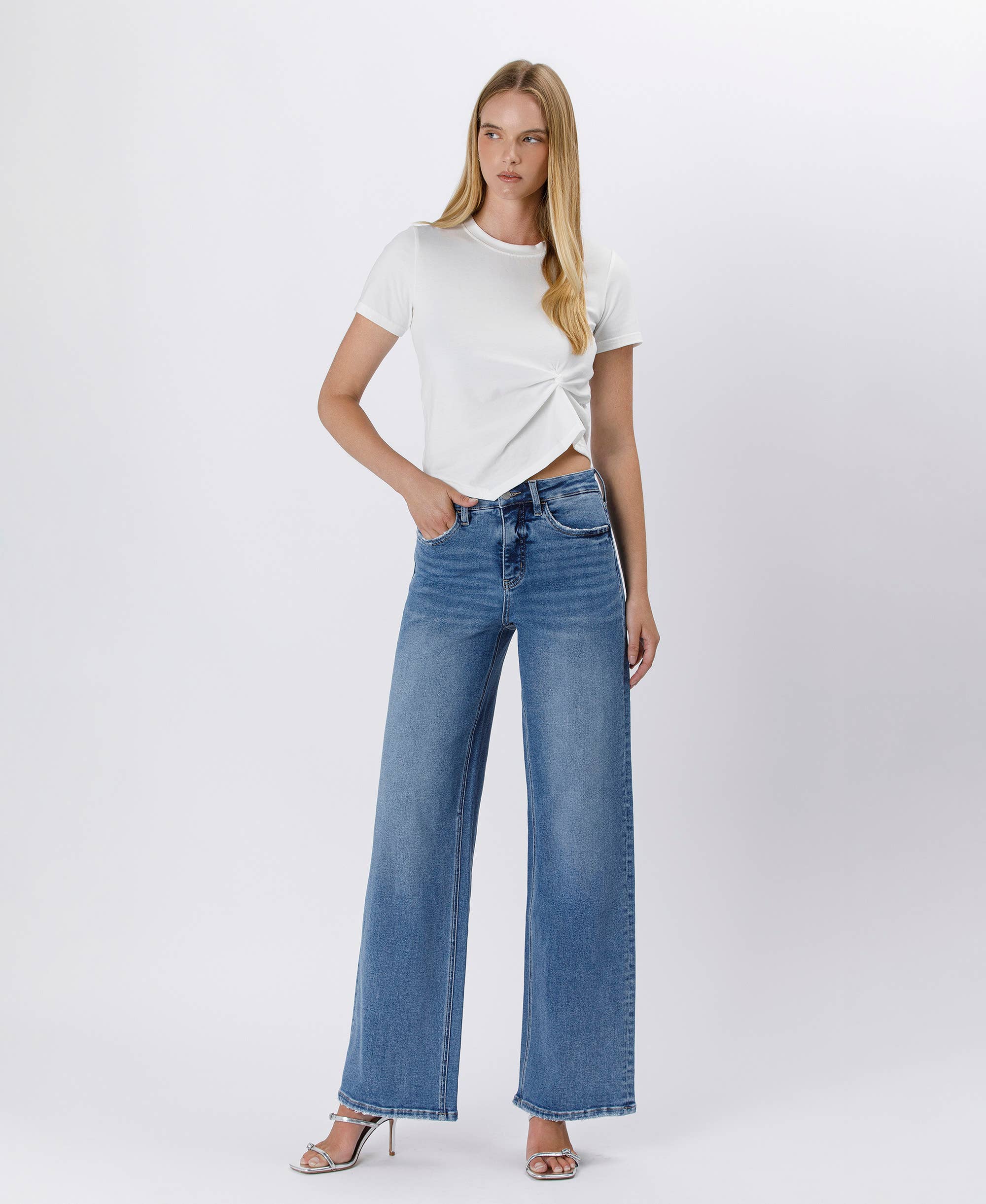 Jasey Wide Leg Jeans - Image 6