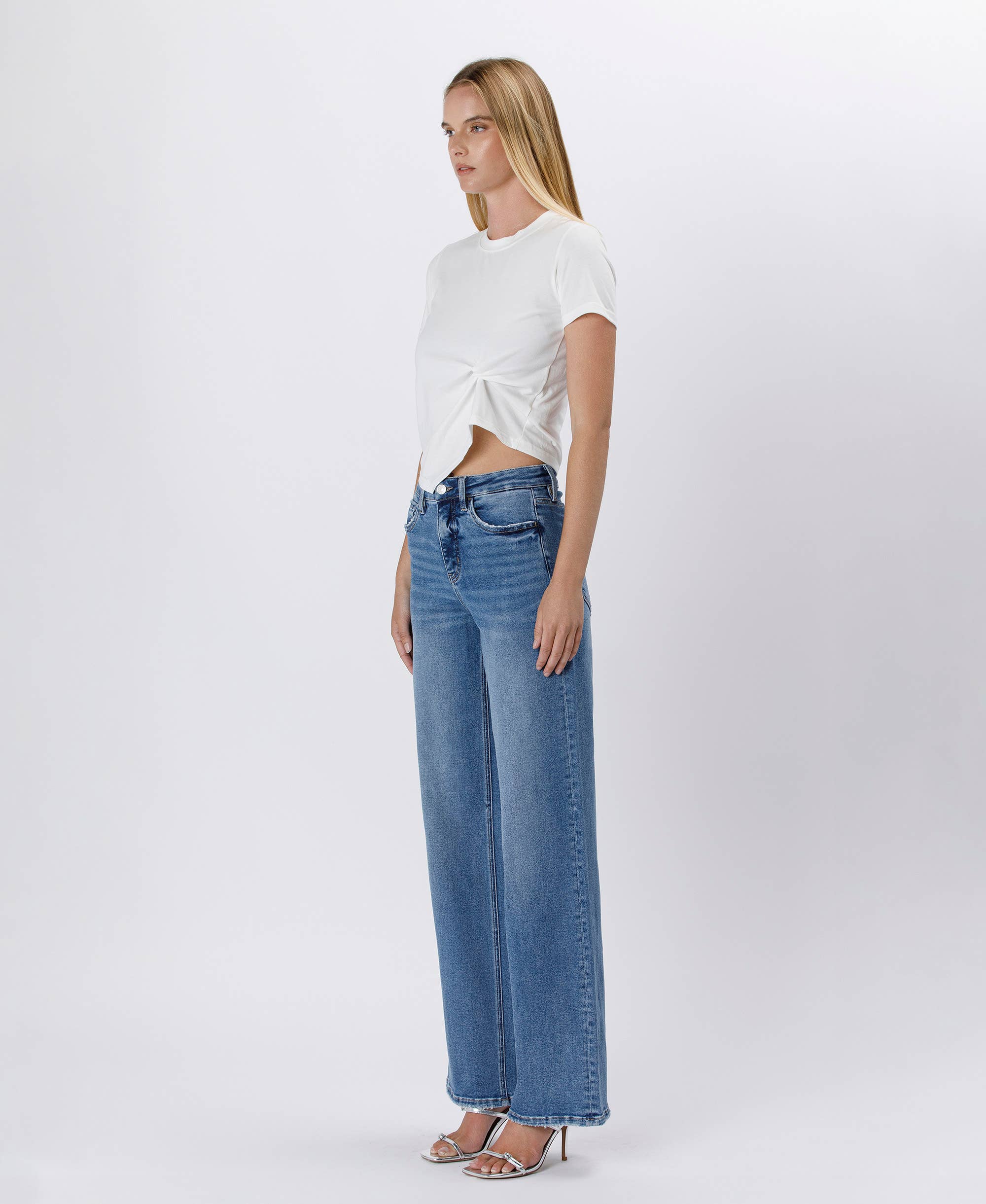 Jasey Wide Leg Jeans - Image 8
