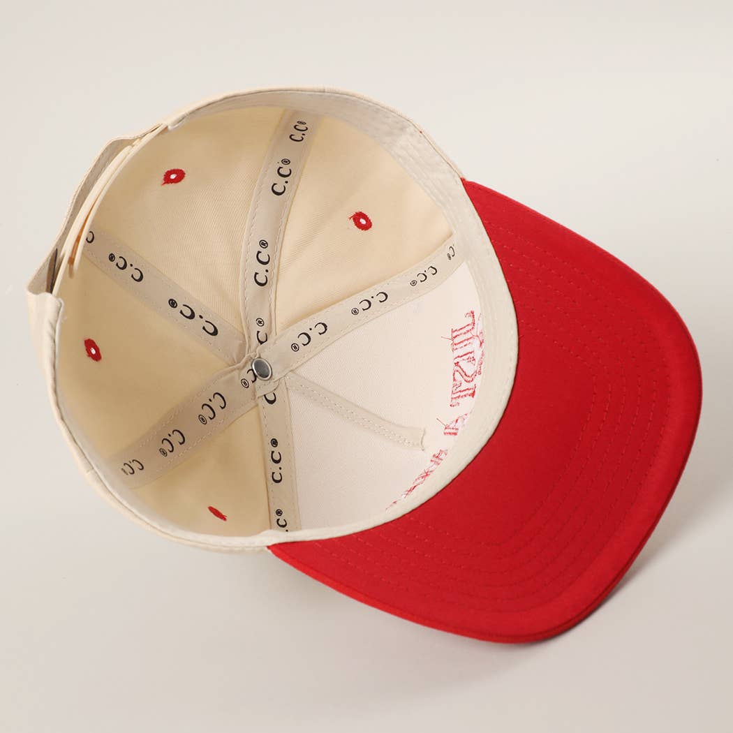 Black "JUST A MAMA WHO LOVES JESUS" Hat - Image 4