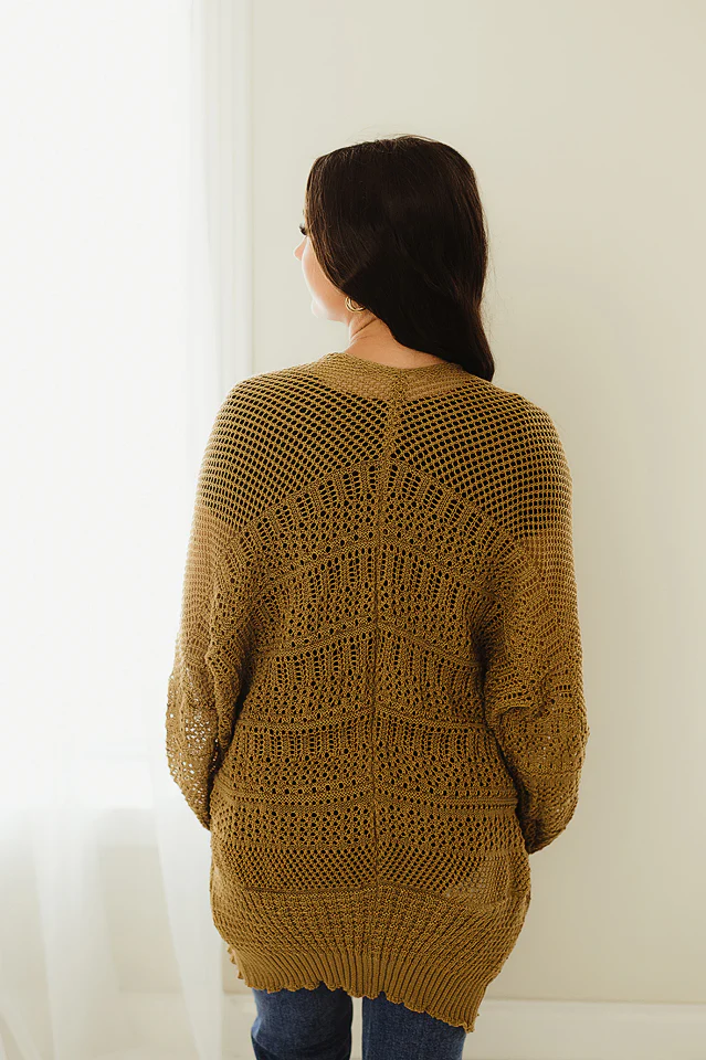 Knit Netted Cardi - Image 18
