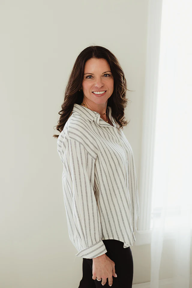 Natural Smart Stripe Blouse - Image 3
