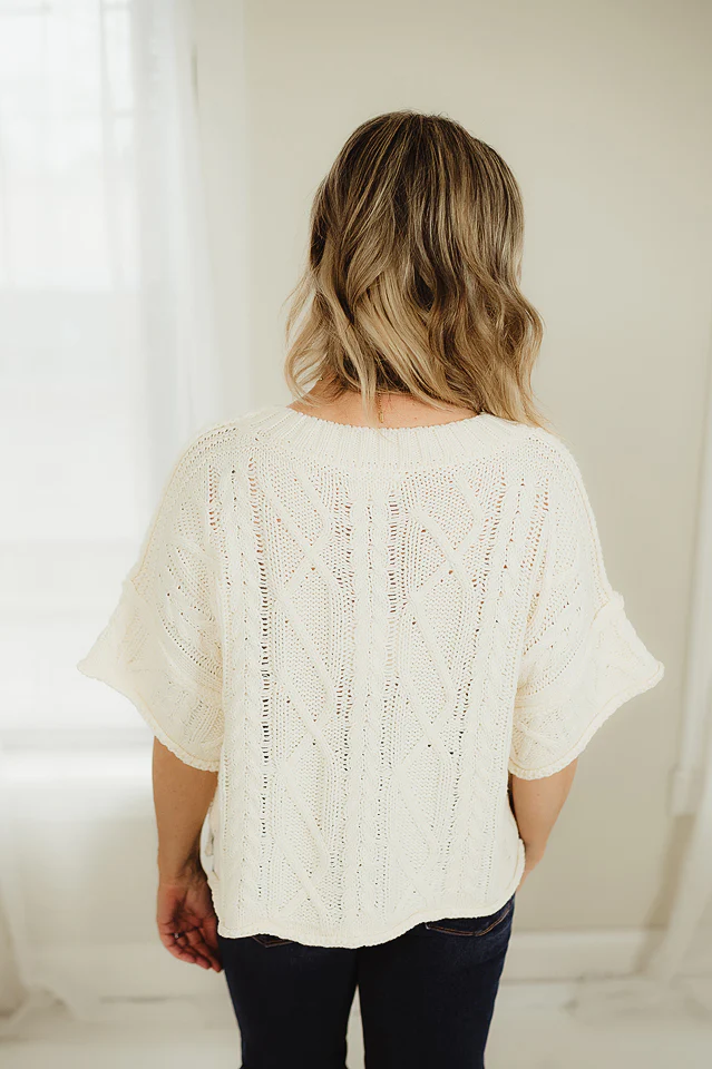 Cream Everly Easy Fit Knit - Image 4