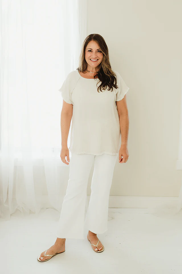 Linen Fringe Top - Image 7