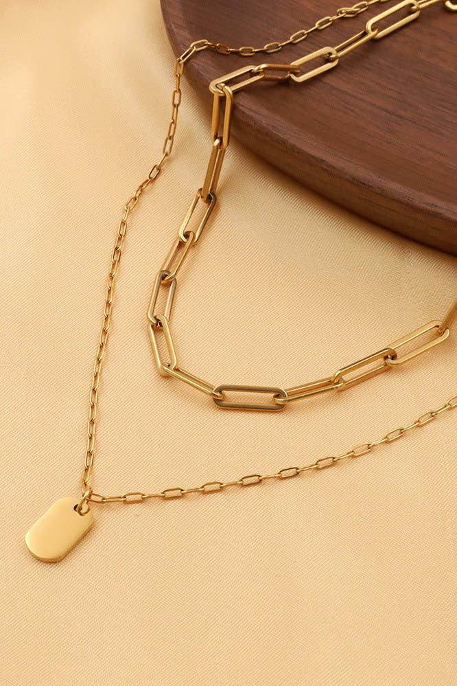 Link and Charm Necklace - Image 4
