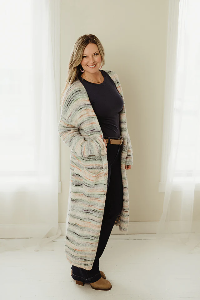 Long Northern Lights Cardigan - Image 2