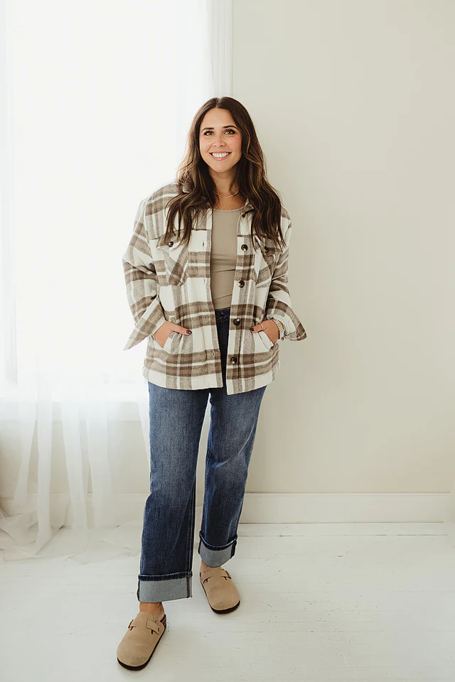 Winter Plaid Jacket - Image 2