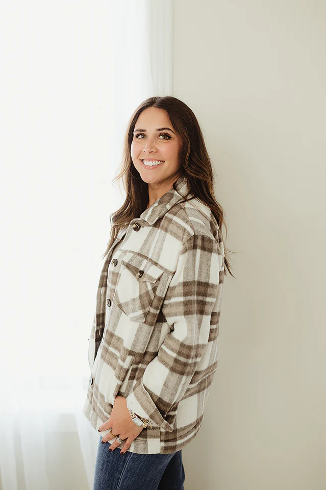 Winter Plaid Jacket - Image 3