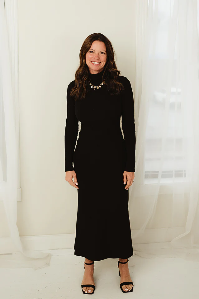Timeless Turtleneck Rib Dress