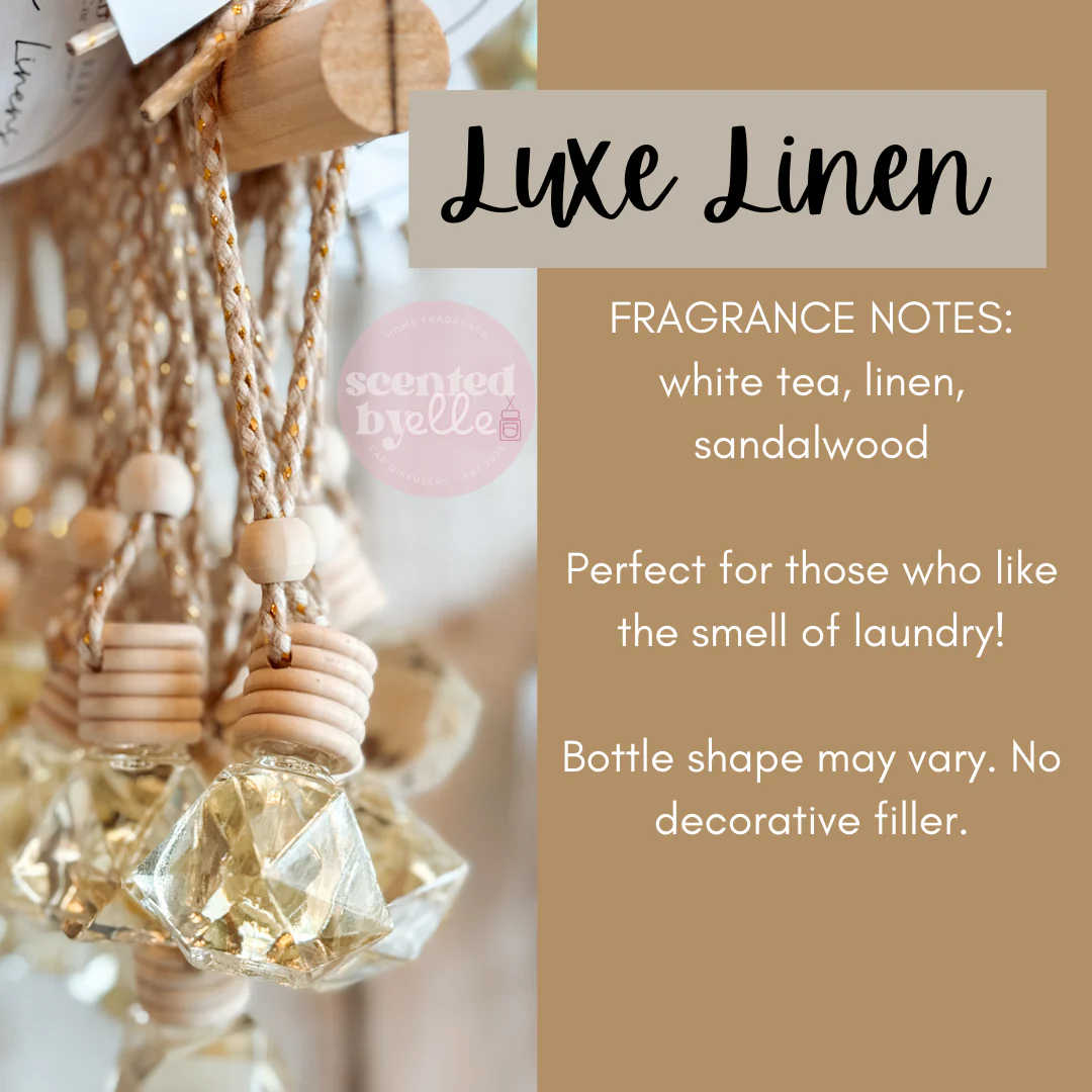Luxe Linen Car Diffuser - Image 3
