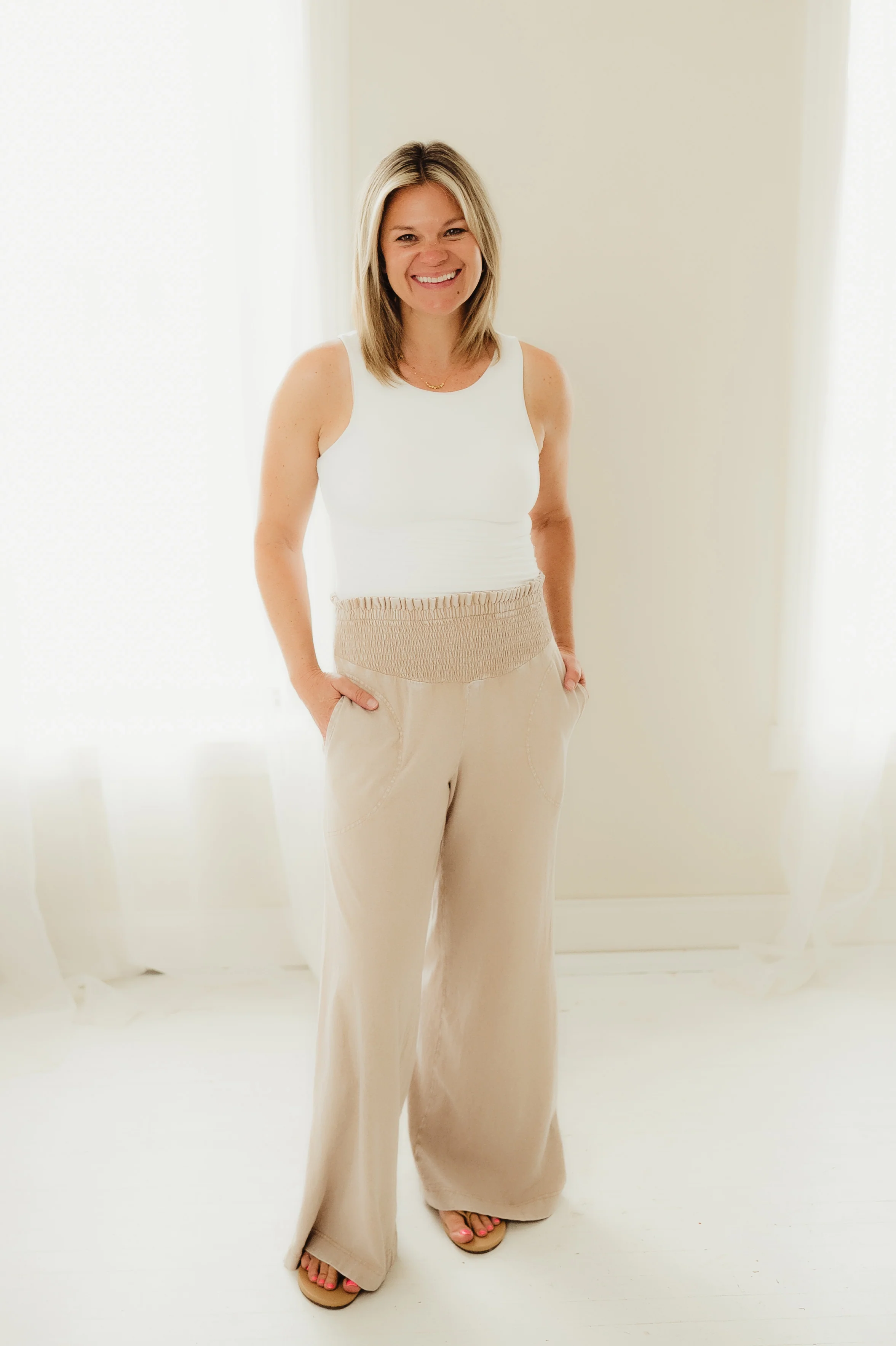 Carefree Wide Leg Pants - Image 2