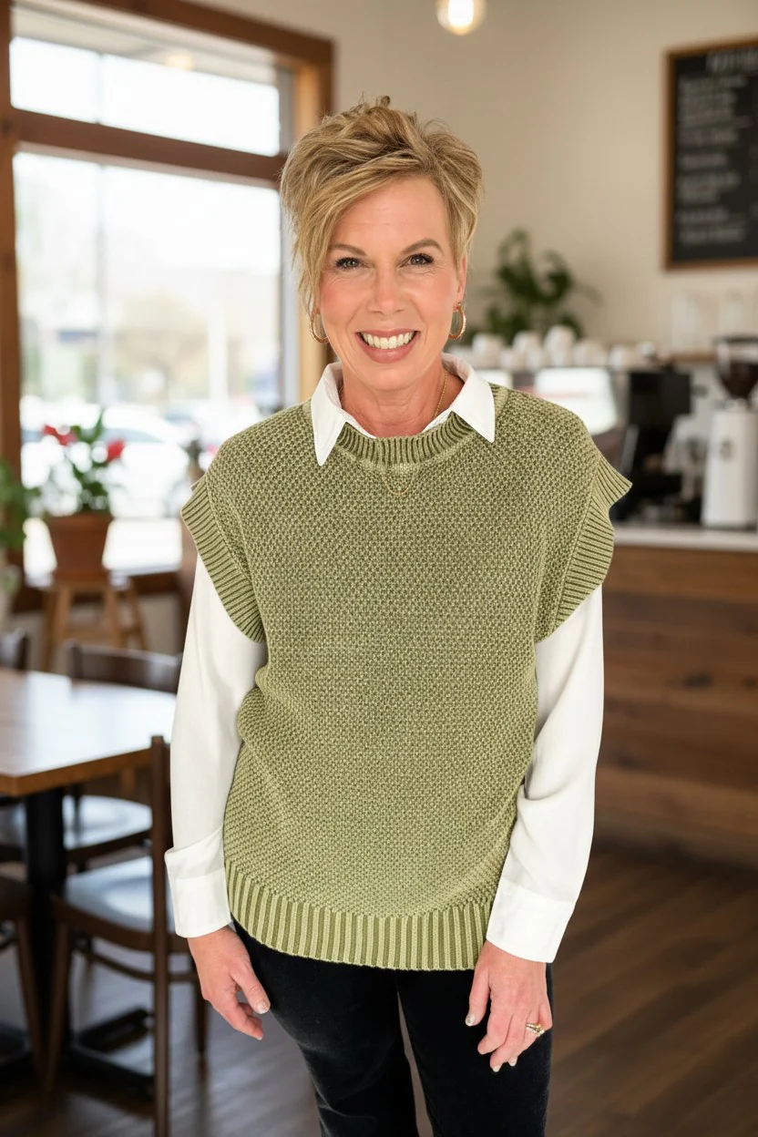 Vintage Wash Tunic Sweater