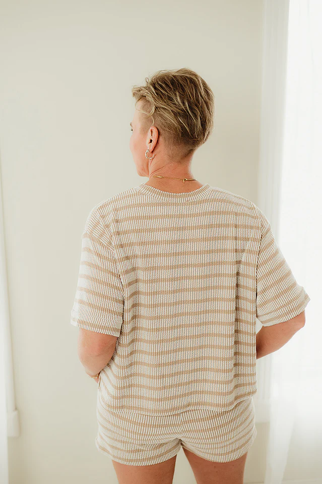 Ash Mocha Ribbed Retreat Set - Image 4