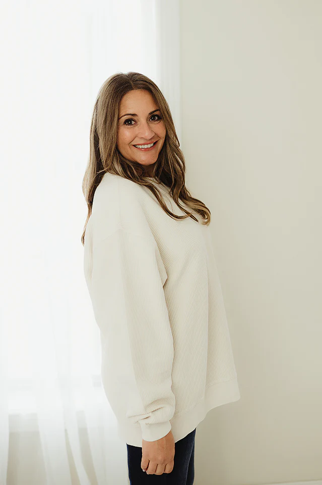 Moonbeam Oversized Corded Crew - Image 3