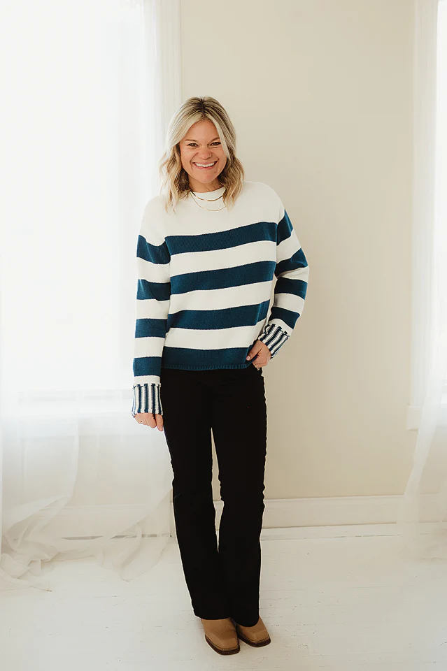 Mountain Stripe Sweater - Image 2