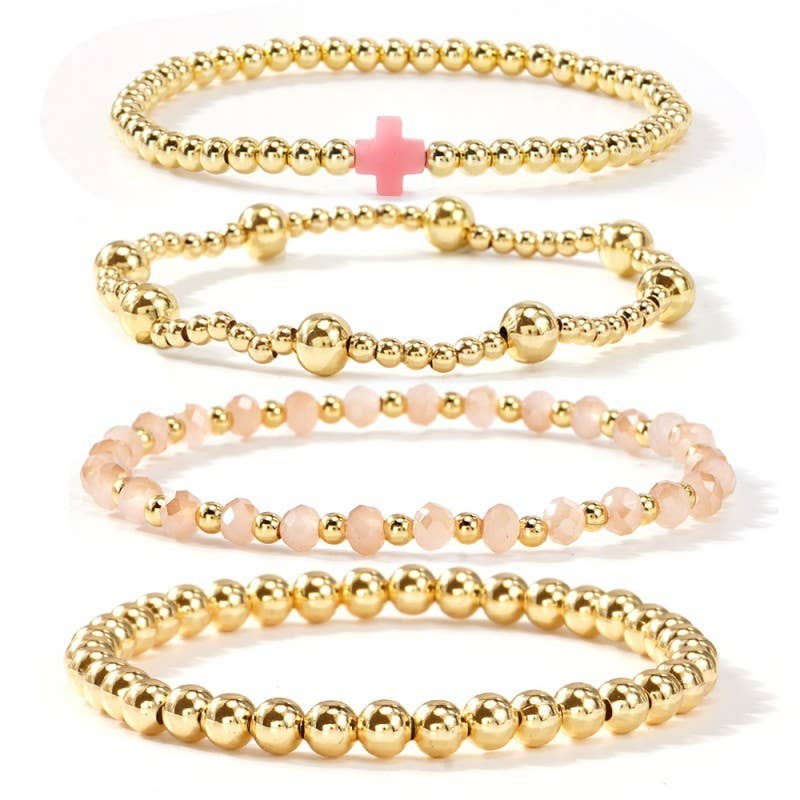 Multi Cross Beaded Bracelets - Image 4