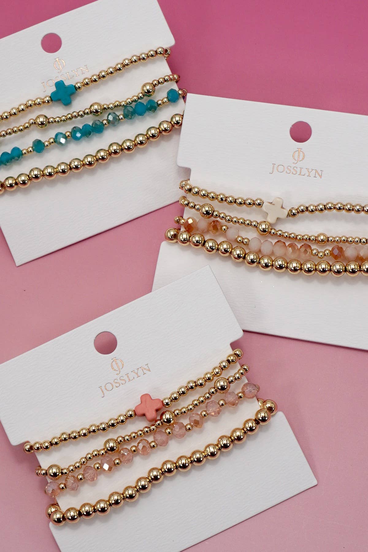 Multi Cross Beaded Bracelets - Image 6