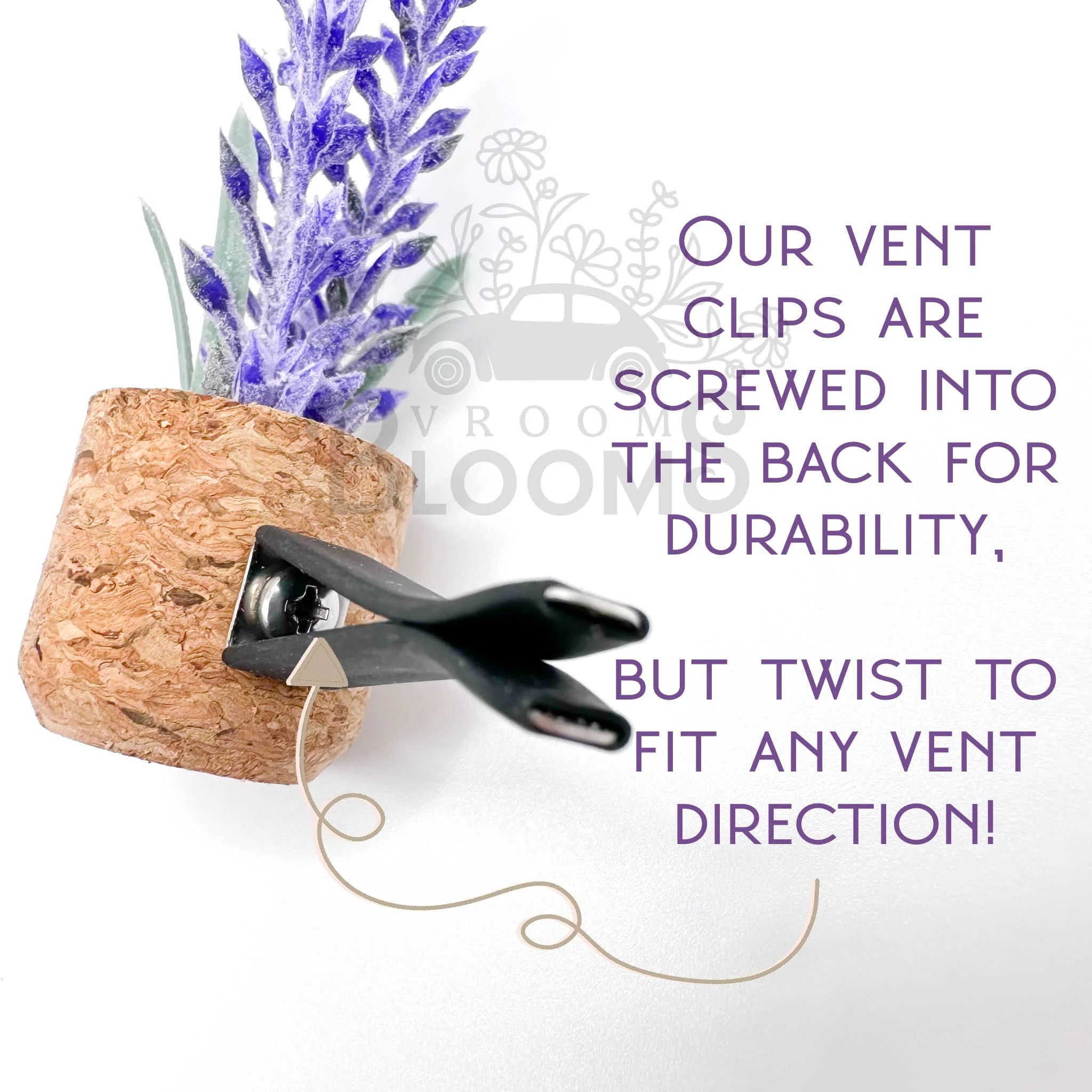 Succulent Car Vent Clip Air Freshener (Reusable) - Image 8