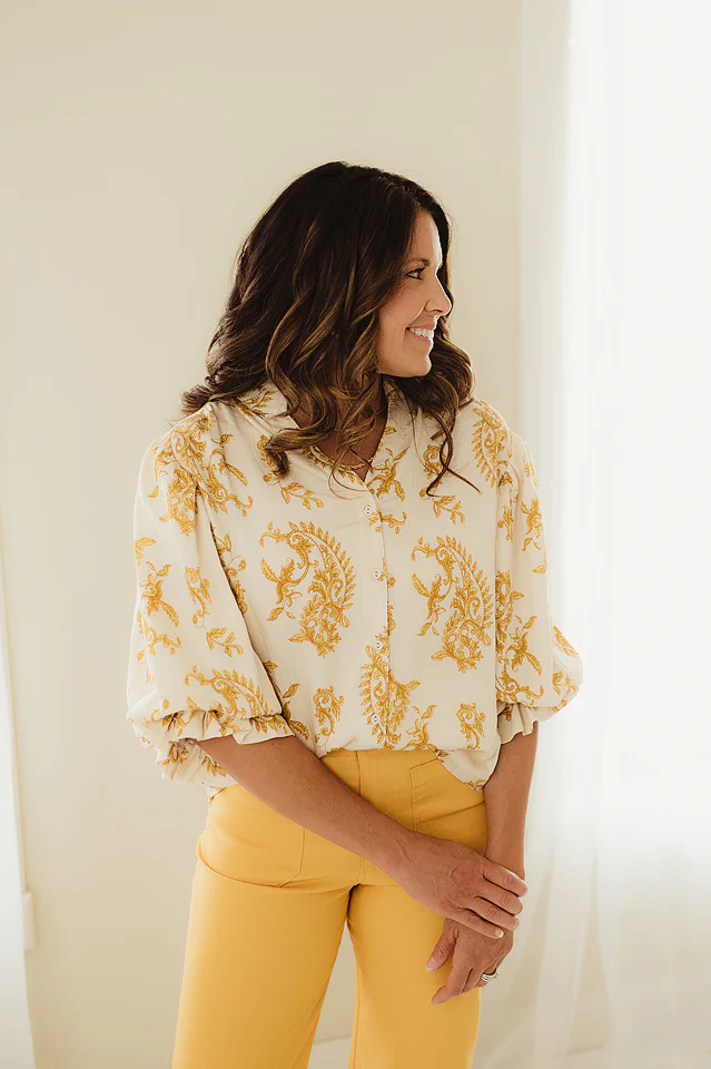 Mustard Willow Grace Blouse - Image 4