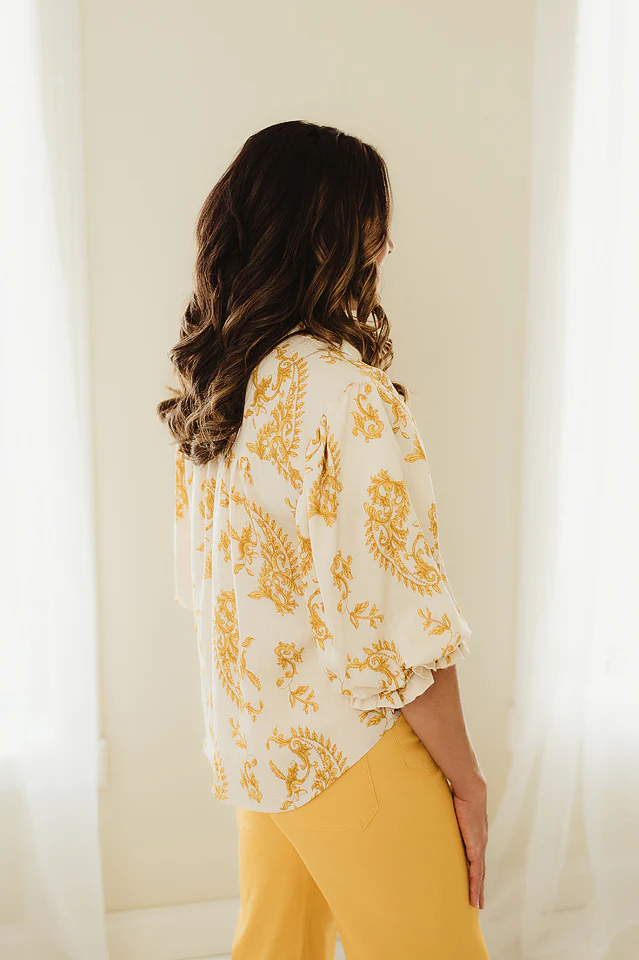 Mustard Willow Grace Blouse - Image 6