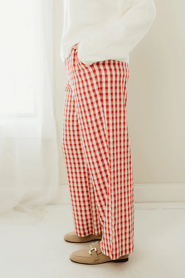 Easy Fit Check Pants - Image 3