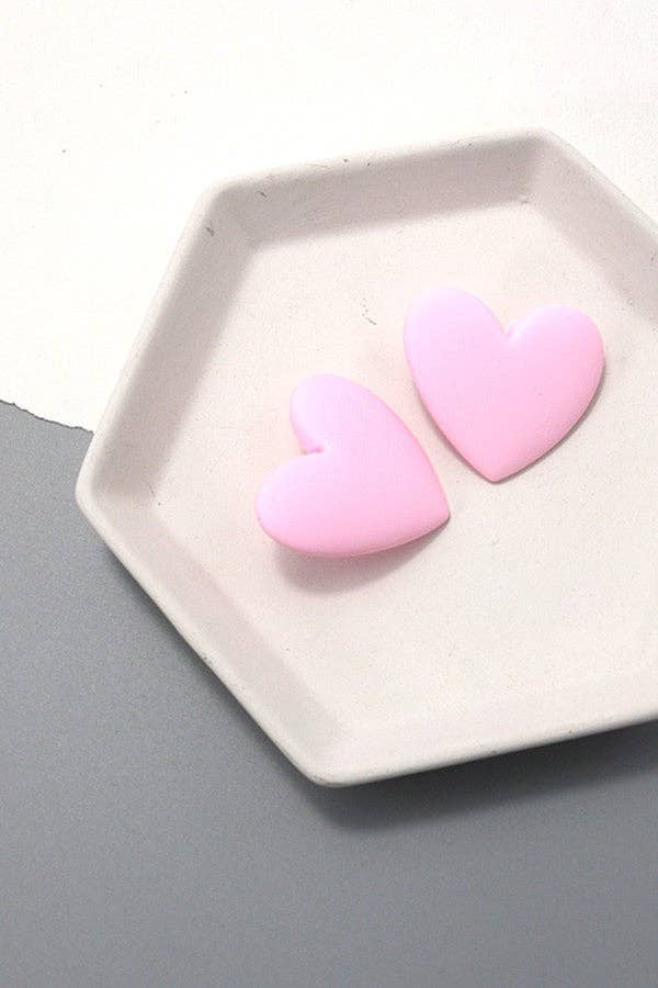 Ombre Heart Studs - Image 2