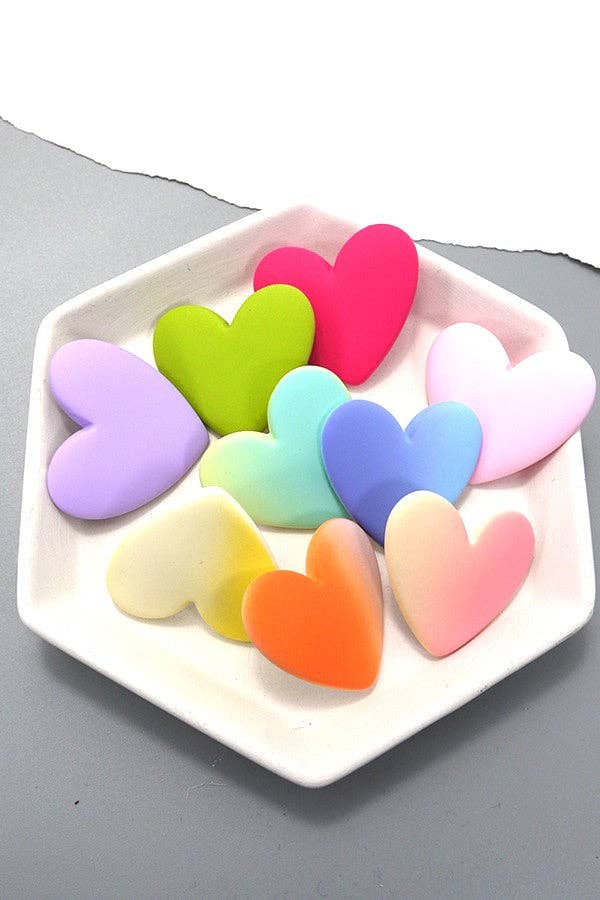 Ombre Heart Studs - Image 3