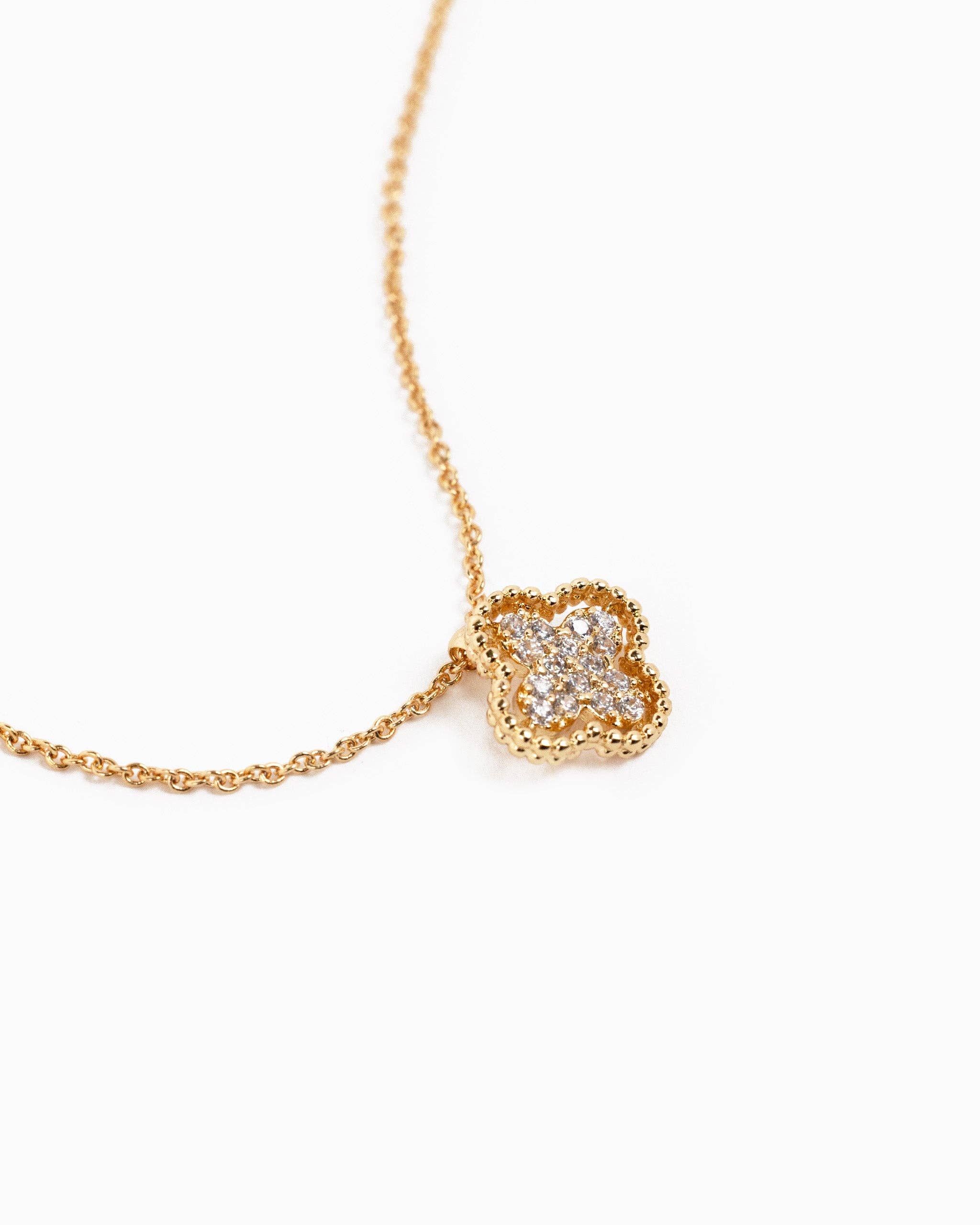 Open Frame Clover Pendant - Image 2